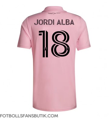 Inter Miami Jordi Alba #18 Replika Hemmatröja 2023-24 Kortärmad